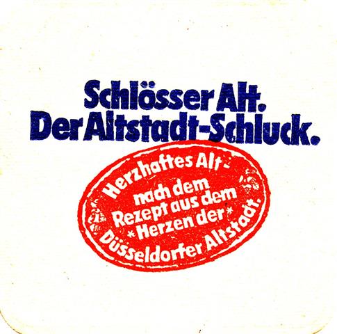 dsseldorf d-nw schlsser quad 1a+b (185-altstadt schluck-blaurot) 